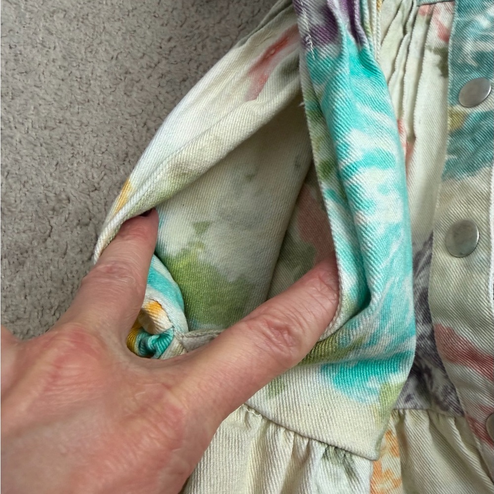 Love the Label NWT Liane Women's Denim Floral Dress Size‎ XS Etham Floral Print - Picture 8 of 12